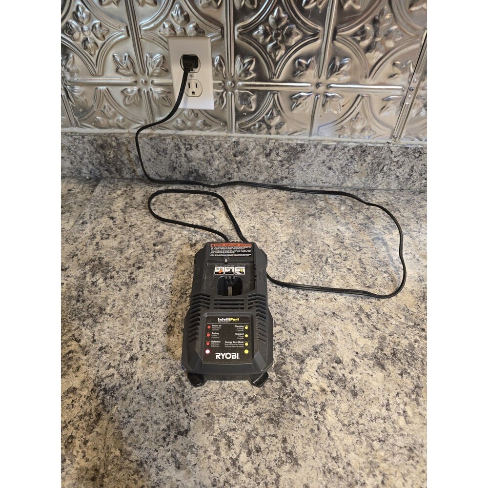 Genuine Ryobi P118 ONE+ 18V IntelliPort Battery Charger NiCd Li-Ion Tested Works